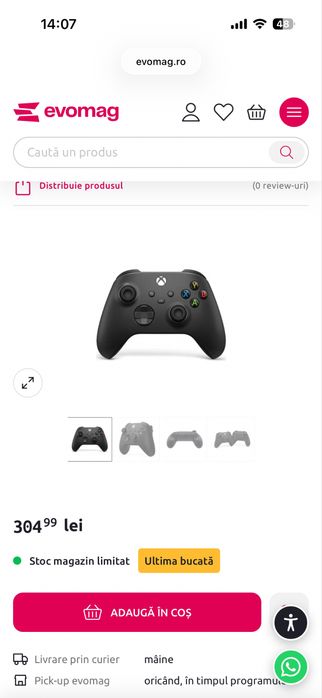 Controller Xbox / PC series X/S Carbon
