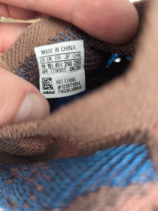 Adidas Yeezy Boost 380 Azure 45 ⅓- noi - originali - cutie