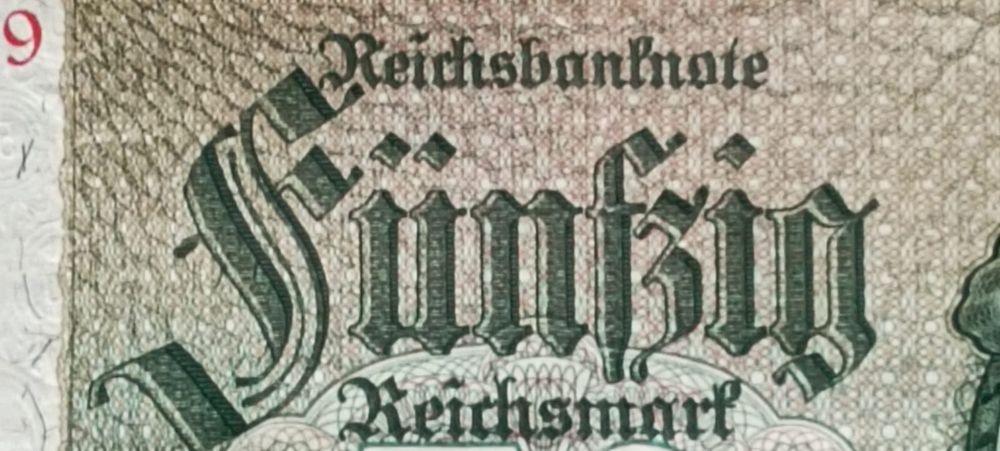 Germania -50 Reichsmark 1933-
