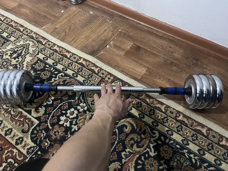 Гантель многофункцианольная обший вес-30кг