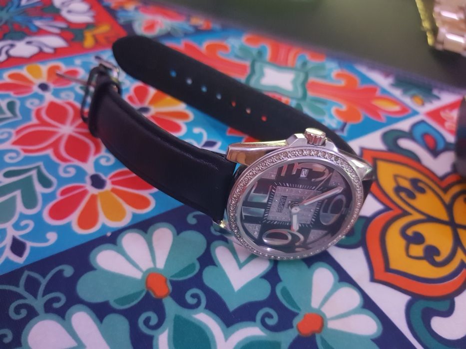Ceas damă Esprit-curea piele! Stare f bună!