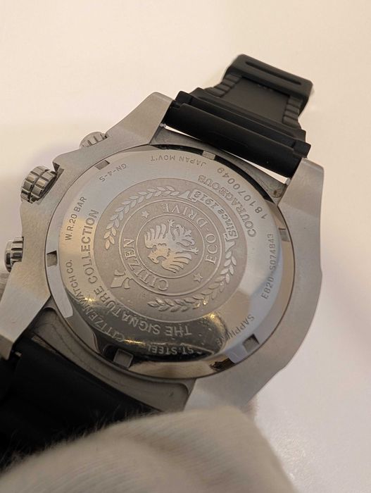 Промо! Citizen Signature Courageous BL5440 Solar Alarm Chrono часовник