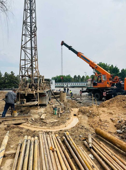 Suv chiqarish Quduq qazish Бурение скважин на воду