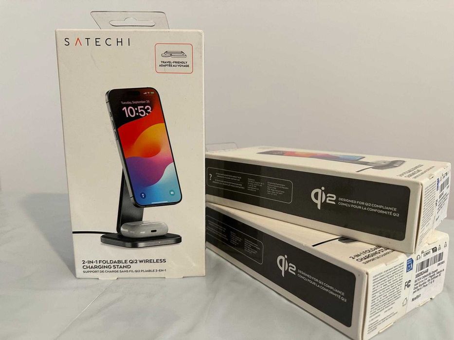Satechi 2-in-1 Qi2 15W Wireless Stand - NOU/Sigilat + Garantie