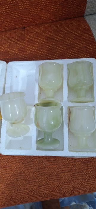 Cesti onix pentru cafea/vin/apa/set CADOU 6 bucăți/150 lei