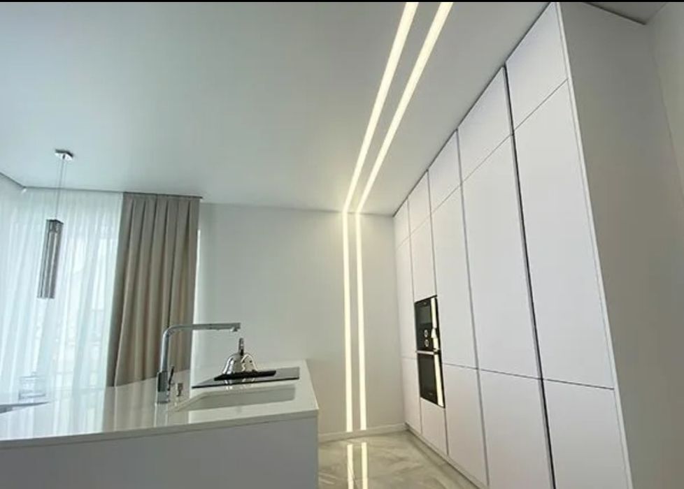 Натяжные потолки.