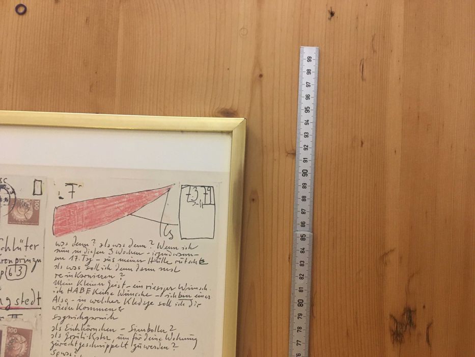 Horst Janssen print semnat colaj expozitional afis arta original 1979