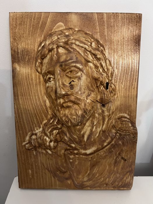 Icoana sculptata Iisus Hristos
