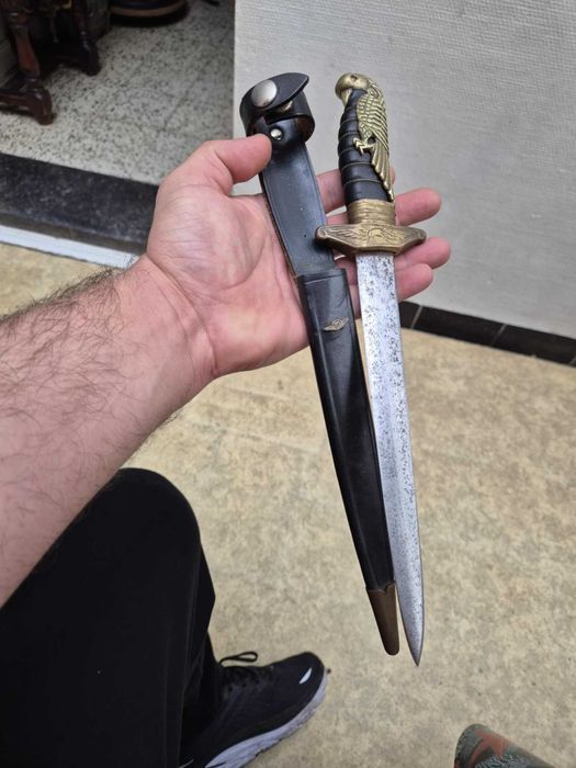 Pumnal vintage de ofiter de aviatie chinez WWII