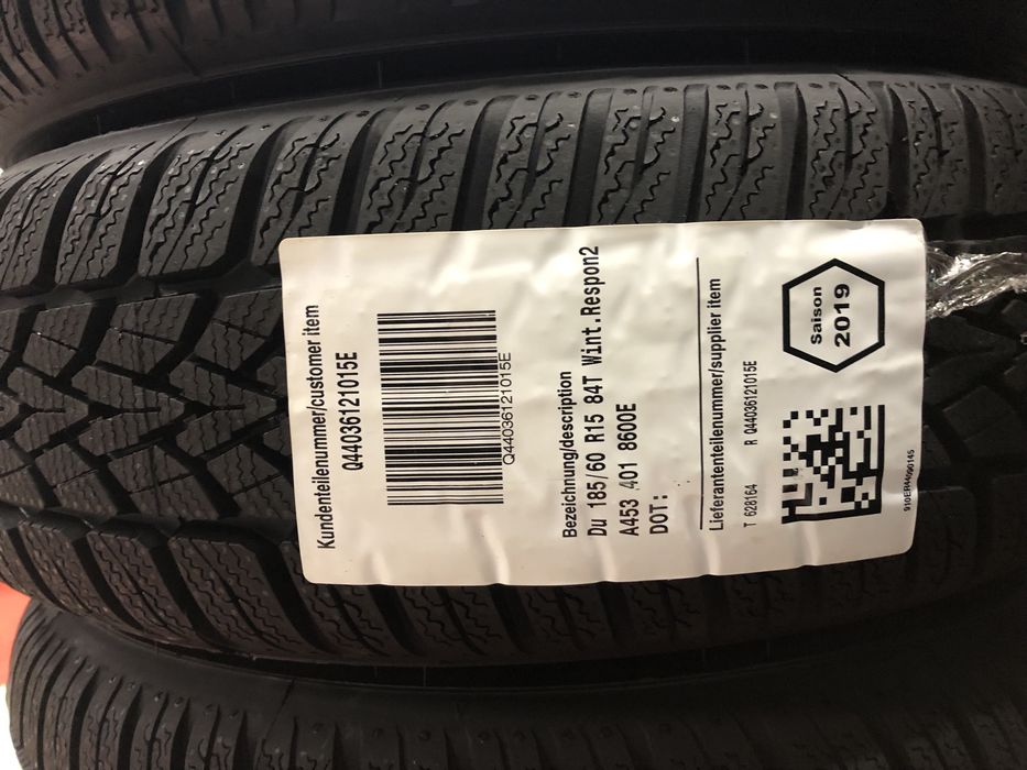 15ц 4х100 SMART/Fortwo/ForFour/с Зимни165/65/15-185/60/15 Dunlop/Нови/