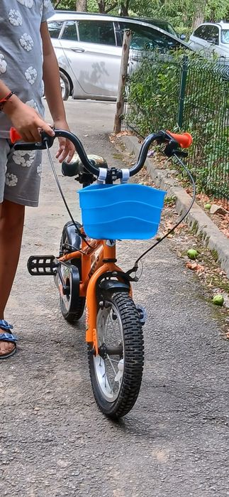 Bicicleta copii , culoare portocalie, unisex