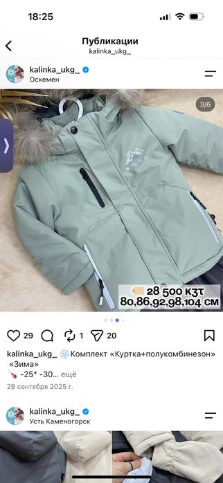Зимний комбинезон