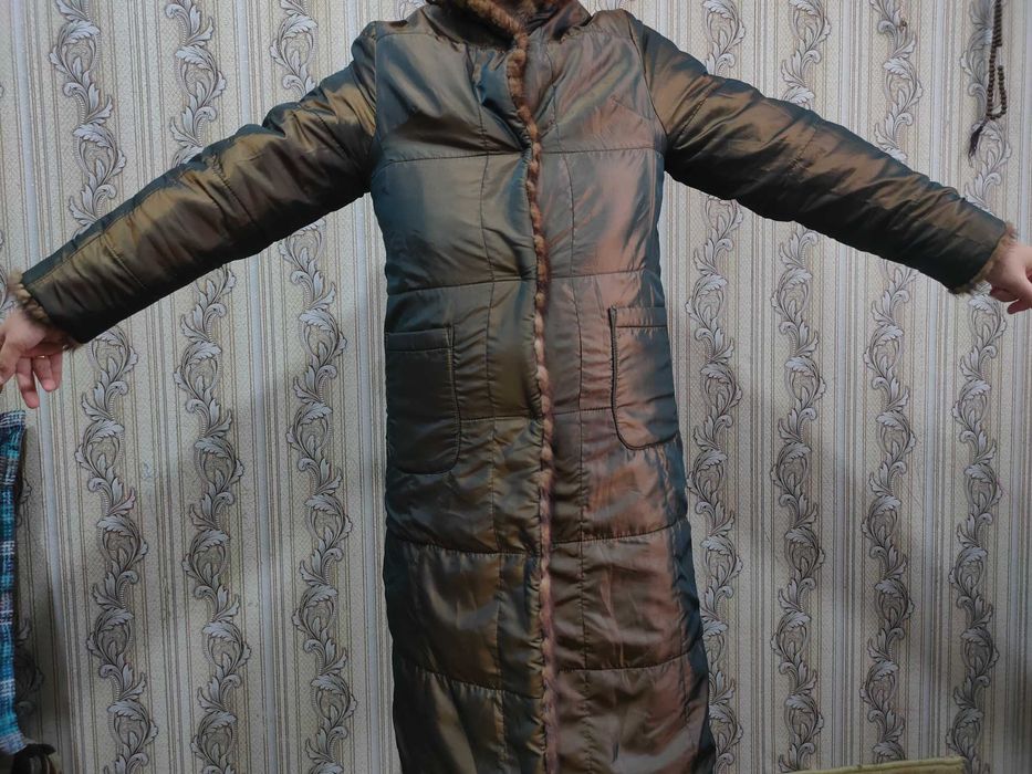 Шуба норковая двухстороняя