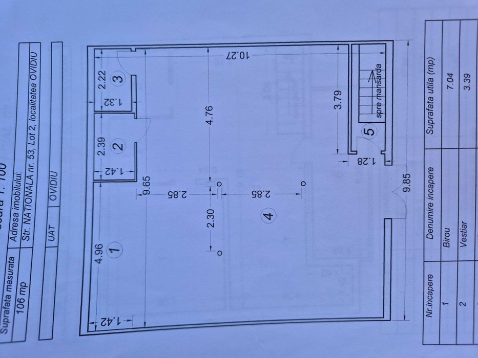 Inchirez spatiu comercial in Ovidiu