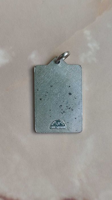 Pandant Cu Isus foarte vechi din argint cu email