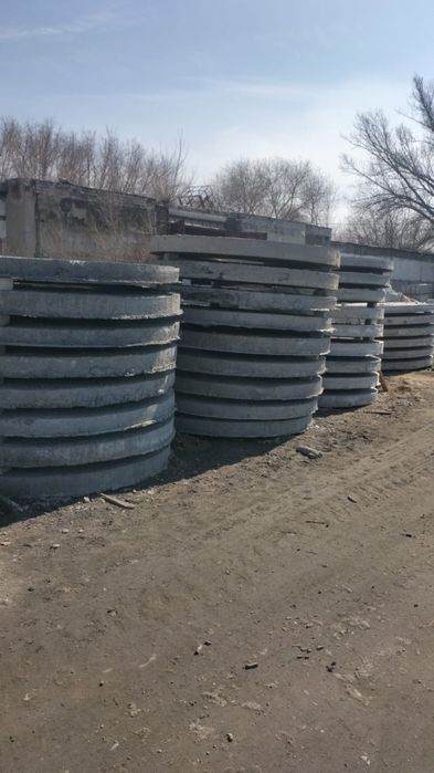 Бетонные кольца Экскаватор погрузчик