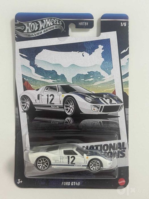Hot Wheels Silver Series Ford GT40 - Diecast -