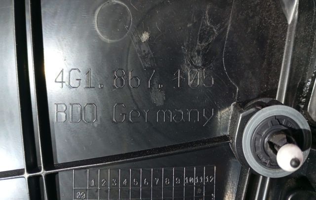 Tapiterie usa stanga fata ( de Anglia ) 4G1867105 Audi A6 4G/C7 [2010