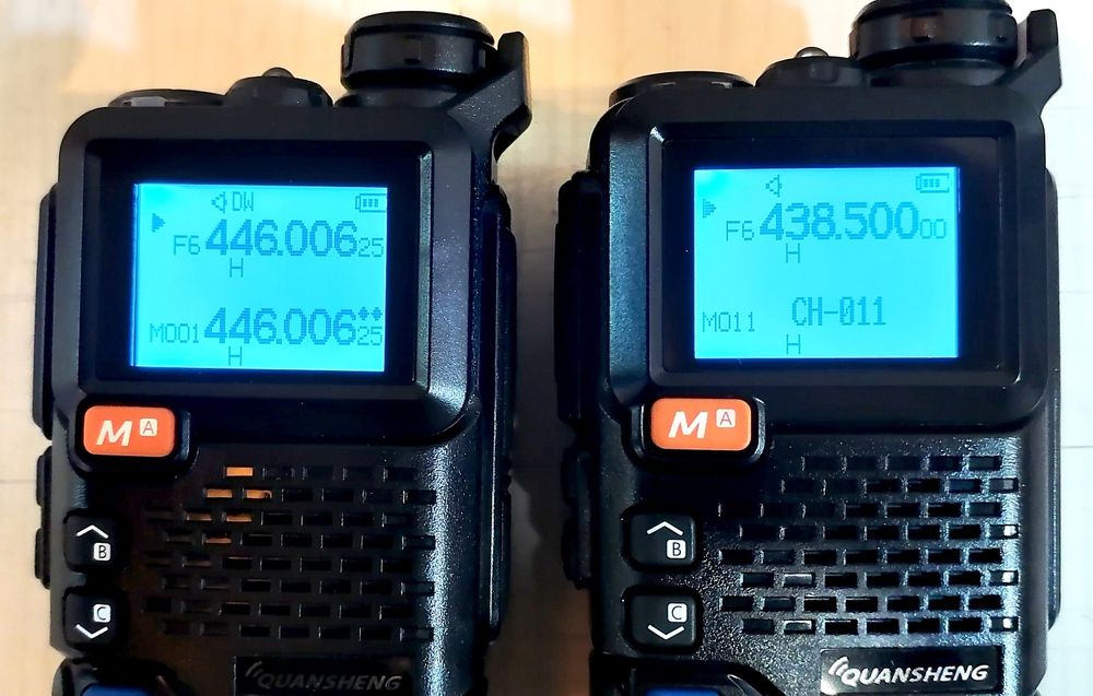 Комплект радиостанции QUANSHENG UV-5R PLUS