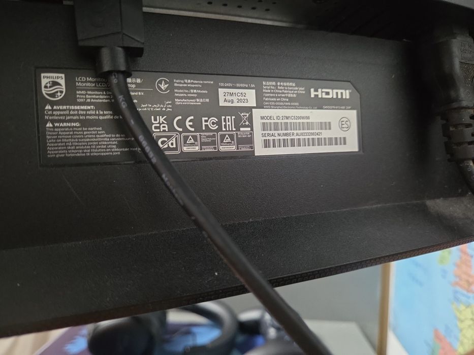 Monitor LED Philips 27M1C5200W