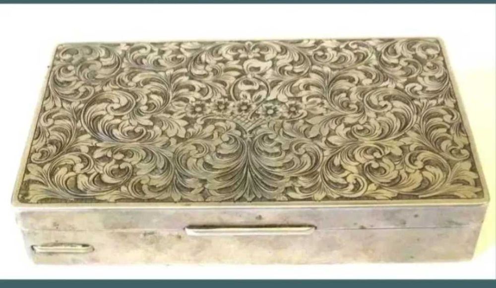 Caseta, cutie bijuterii argint