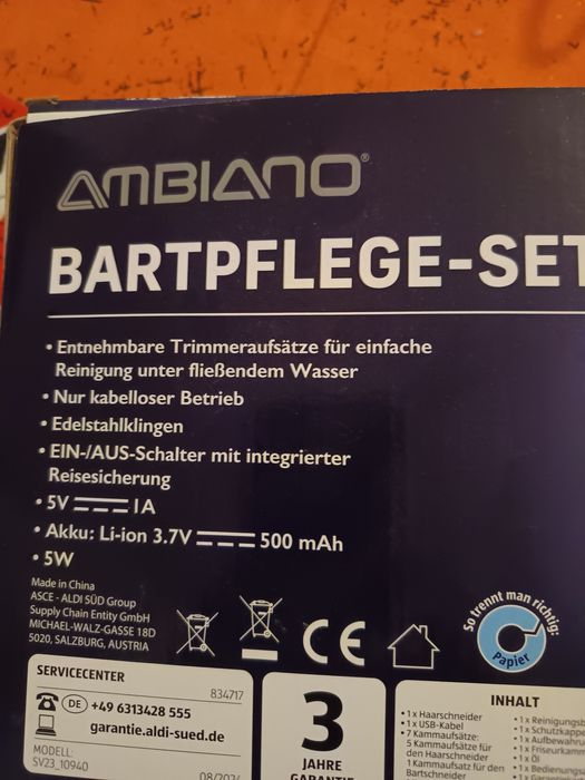 Bartpflege комплект