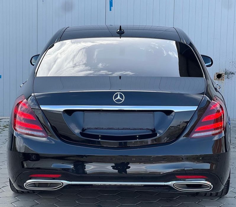 W222 AMG Line Facelift задна броня дифузьор накрайници