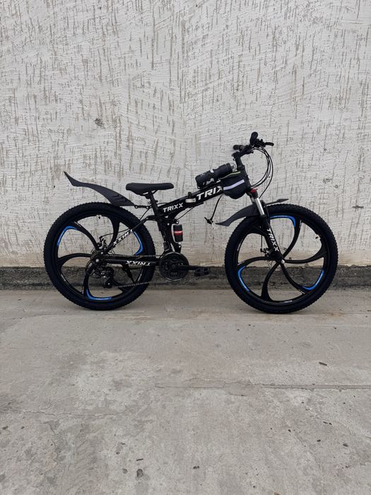 Складной велосипед с титановыми дисками