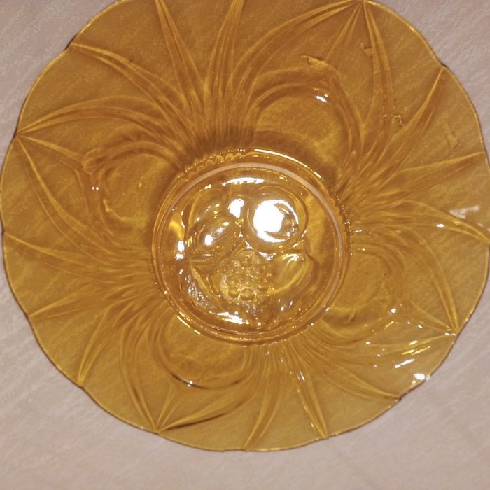 Стъклено плато Цветно плато