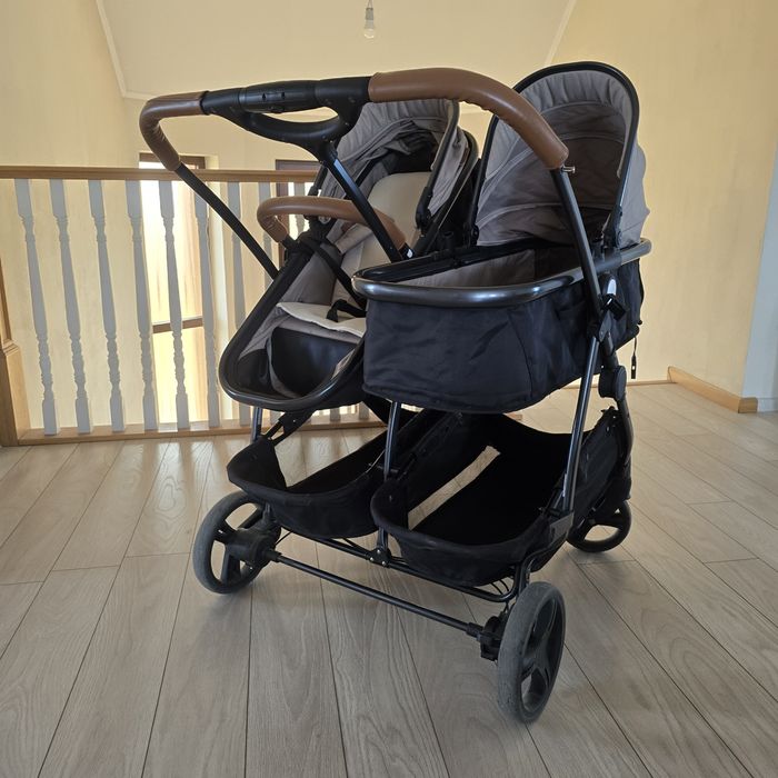Carucior 2 in 1 pentru gemeni Chipollino