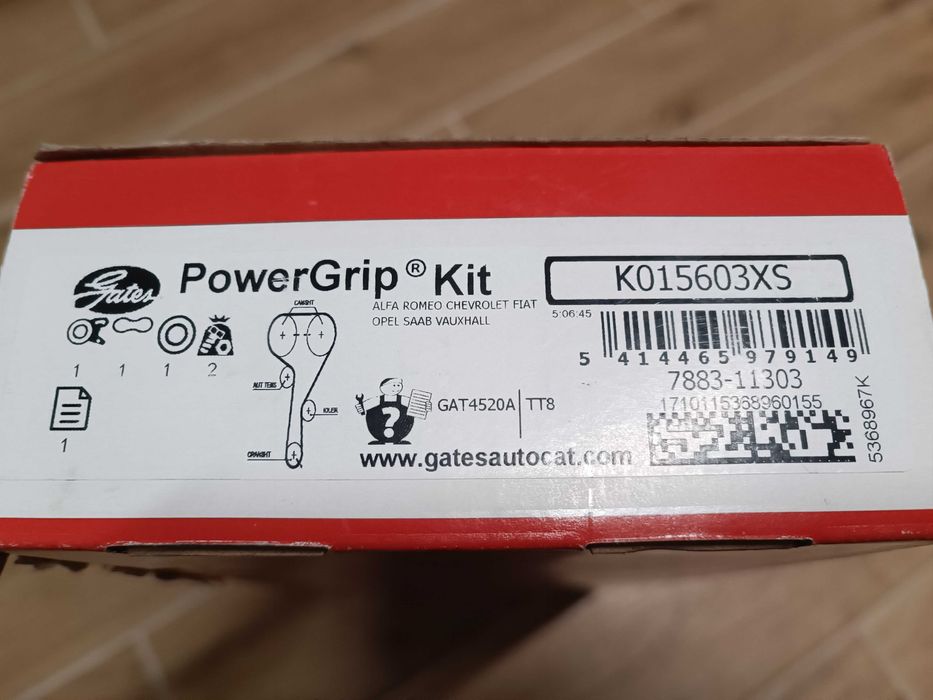 Комплект ангренажен ремък за Opel Astra K015603XS и водна помпа