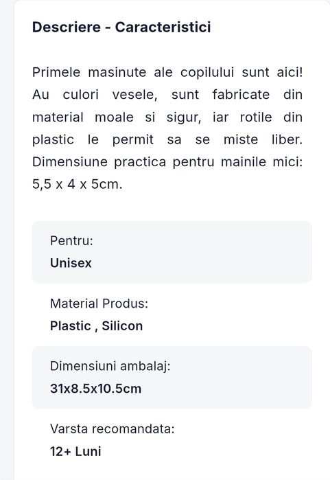 Set masinute si avioane