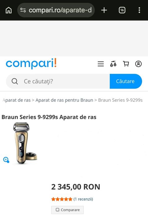 Braun series 9 Gold