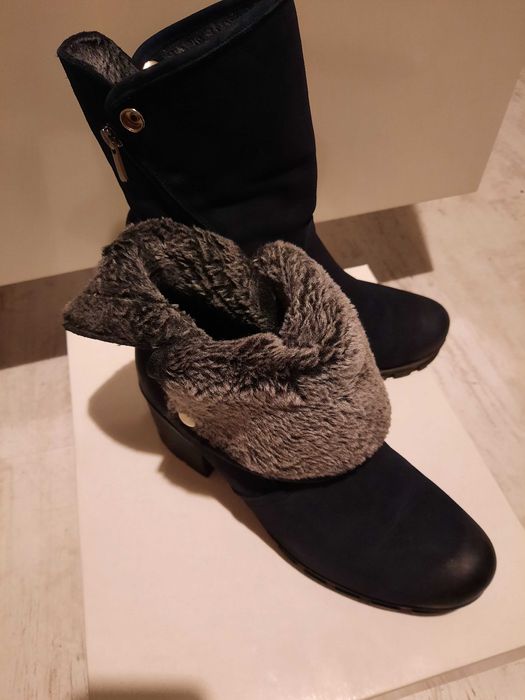 Дамски боти от естествена кожа 39 номер