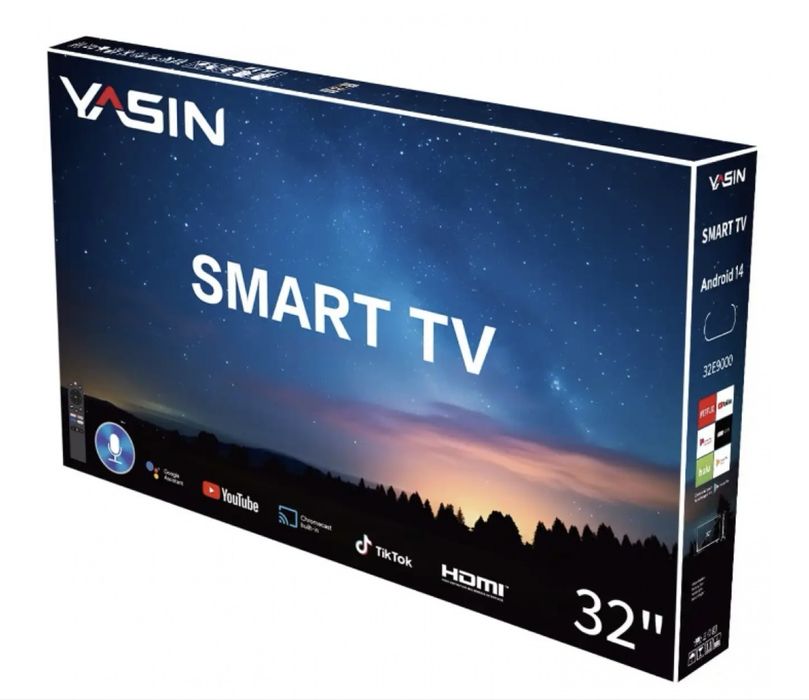 Телевизор Smart YASIN 32E9000 HD Smart TV