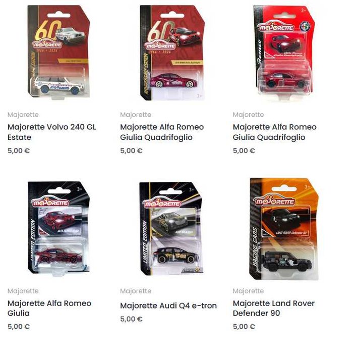 BM Creations, Greenlight, Kyosho, M2 Machines, Majorette (1:64 нови)