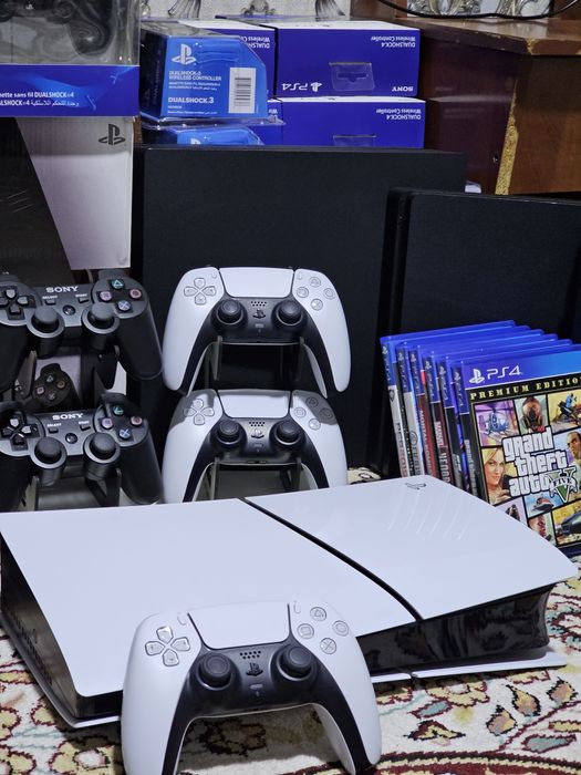 Sony Playstation 5 Slim 1TB 3 oy kafolati bilan ps3 ps4 ps5