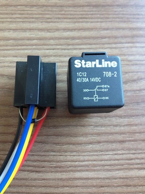 Реле 5 контактное Starline