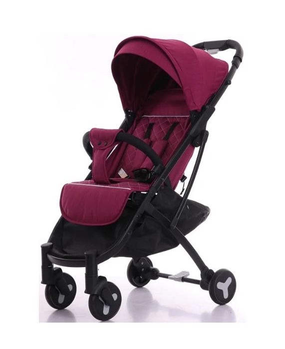 Коляска Mstar. Цвет бардо.