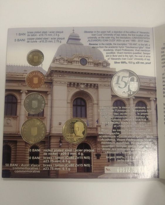 Set monetarie BNR seturi anii 2000, 2003, 2004, 2010