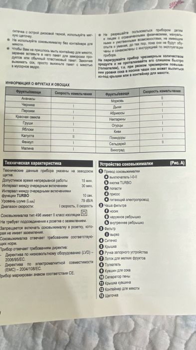 Соковыжималка Zelmer 496