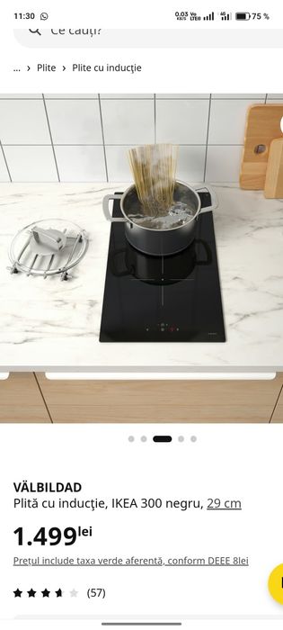 Plita inductie bucatarie 2 ochiuri