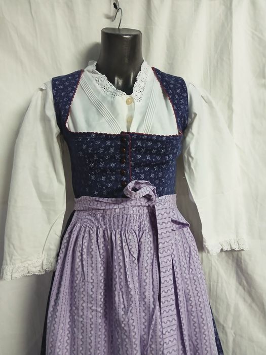 Dirndl Nr 38 rochie bavareză,  sarafan tradițional austriac / camașa  nr 38 german ,Oktoberfest