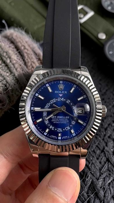 Мъжки Rolex Sky-Dweller Blue с автоматичен механизъм