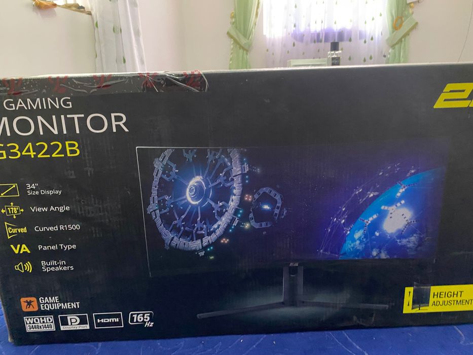2E Gaming G3422B 34 inch curved gaming monitor 165Hz