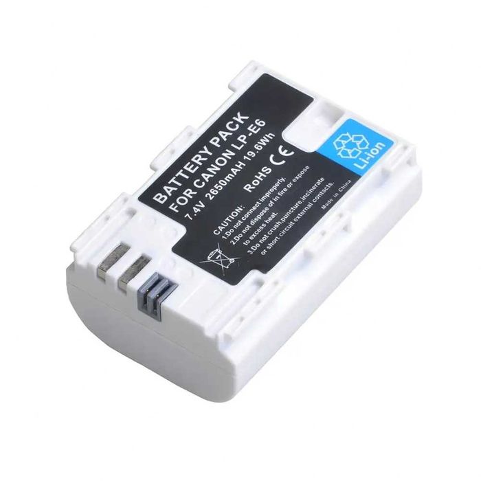 Set 2 acumulatori LP-E6 incarcator Canon 5D Mark III IV 6D 7D 60D 70D