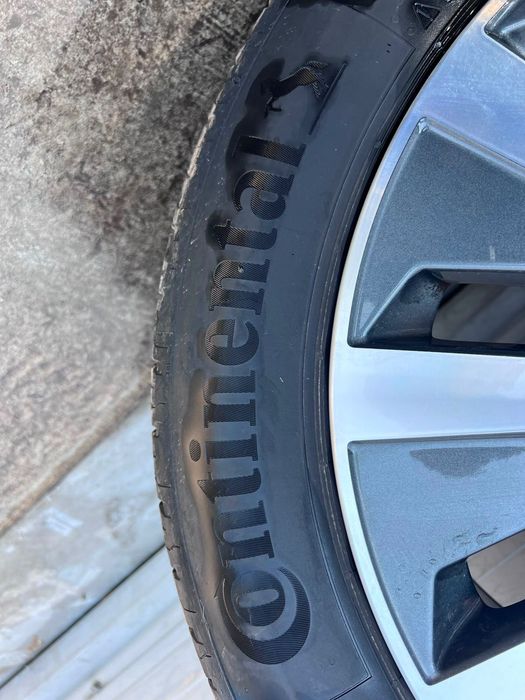 Set 4 jante originale Audi A6 C8 R18 + Continental 225/55 R18 – DOT 2024