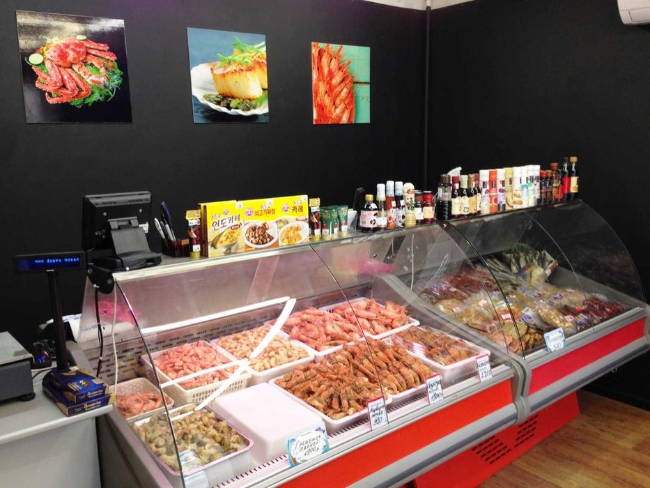 Магазин морепродуктов