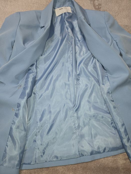 Светло синьо сако, размер S,  от Sinsay