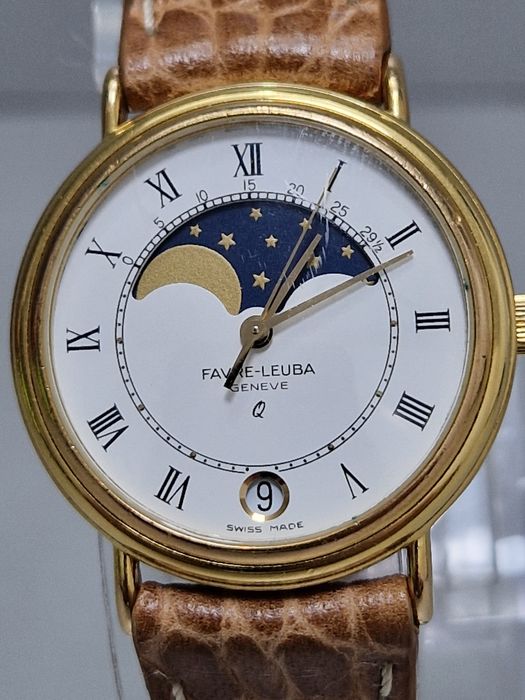 Favre Leuba Mondphasenquarz
